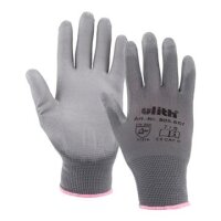 Ulith Arbeitshandschuh grau – PU-beschichtet, atmungsaktiv, EN 388 & EN 420