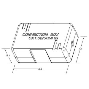 Verbindungsmodul Cat.6 250 MHz mit LSA –...