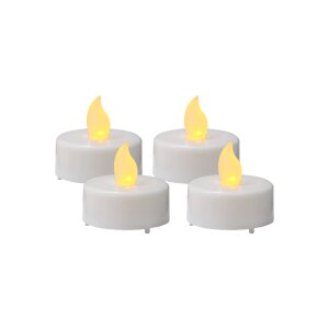 LED Teelichter 4er Set "Paulo" –...