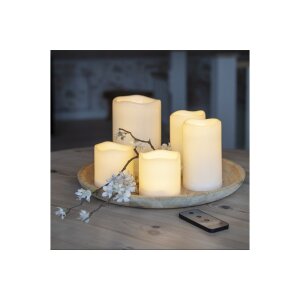 LED Stumpenkerze Paul Set of 5