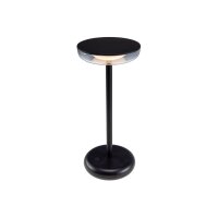 LED Akku-Tischleuchte "Foco Luz" – Schwarz, 2W, 94lm, Dimmbar, IP44