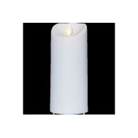 LED STUMPENKERZE M-TWINKLE weiß 17,5cm