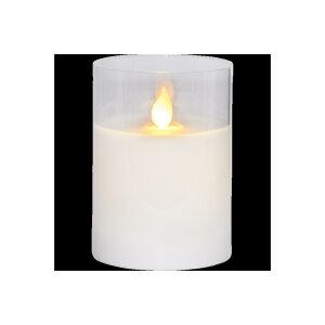 LED Stumpenkerze M-TWINKLE 10 + 12,5 + 15cm