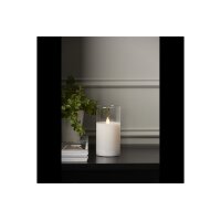 LED Stumpenkerze M-TWINKLE 10 + 12,5 + 15cm