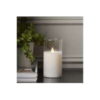 LED Stumpenkerze M-TWINKLE 15cm